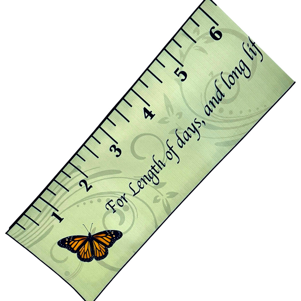Christian Home Decor Table Runner He is the Ruler Butterfly Made USA 13x72" NWT
